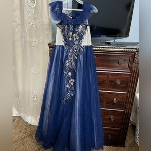 Deep Blue Prom Dress